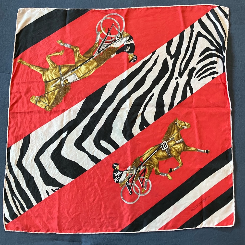 Dolce & Gabbaba small silk scarf